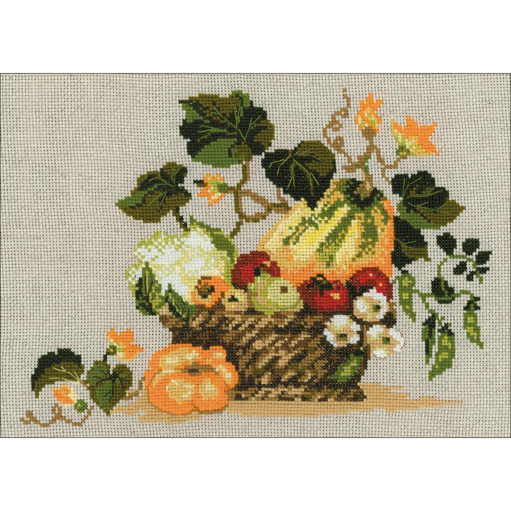 Fruits Of Autumn (10 Count) Counted Cross Stitch Kit
